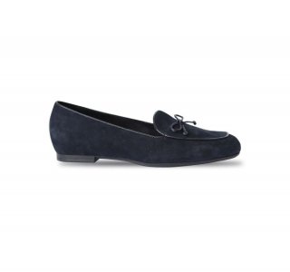 Munro Shoes | WOMEN'S ROSSA-Navy Suede W/Suede Plug Munro Shoes | WOMEN'S ROSSA-Navy Suede W/Suede Plug